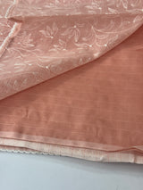 Kota embriodery saree MS1455 - PastelPeach