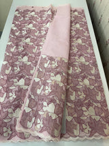 Jute Linen saree with thread work MSH206
