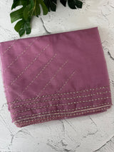 Handworked Organza saree and blouse MCW376 PastelMagenta