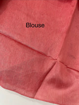 Art silk saree with embroidery SVPSMC • Peach