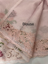 Kota silk saree with cutwork & embroidery borders  MKS15239 - PaselOnionPink