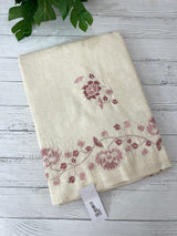 Blended tussar saree with embriodery - MS98765 Cream