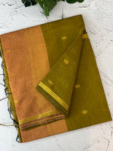 Maheshwari silk cotton saree with zari weaving MMJ764