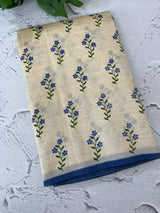 Printed Art silk saree with blouse MAS6966