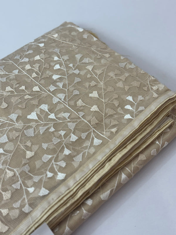 Supernet embriodery saree SSPNHRS