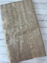 Tissue Silk applique work saree MSH133 Design 2- CloudGrey