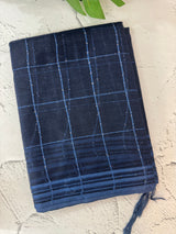 Soft organza saree with thread checks and sequence work MOS867(10)