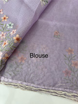 Silky kota embroidery saree MSK4333 - Lavender