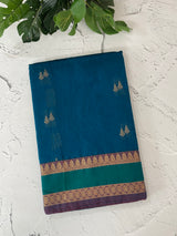 Kanchi Silk cotton saree with zari weaving - MSK897