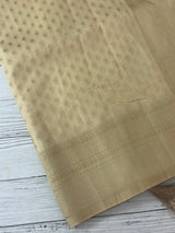 Banarasi Soft chiffon mix saree with buttas MS8145- Cream