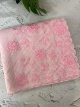Moonga Kota checks saree with applique work MMC457