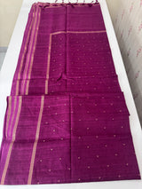 Tussar mix soft silk saree with Retta pettu borders - MST988 Vadamalli