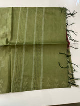 Bhagalpuri Semi tussar saree with contrast borders MST592