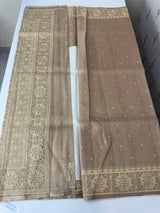 Tissue silk saree with Chikankari embroidery MTTS97(2)