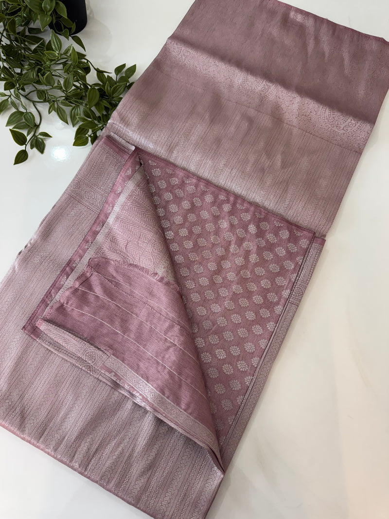 Pastel soft silk Saree - MKP940 NudeMauve