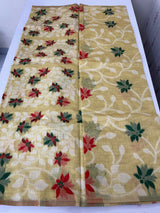 Jamdani silk Cotton Saree with thread work  MSJ787