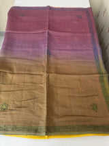 Pure Mul chanderi saree with hand chikankari work - MSM511 (11)