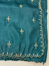 Handworked crush Organza saree MGTS1176
