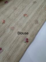 Kota Silk Cutwork saree MST113(2)- Beige