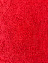 Phulkari Net Kota saree - MS8889 Red (design 1)