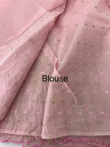 Premium Organza saree with tissue appliqué work - MMG123