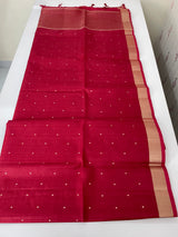 Tussar mix Semi silk saree with small buttas MSS8930