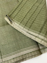 Semi silk saree in check pattern MSR699