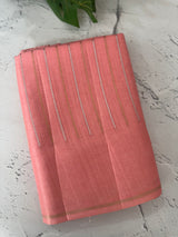 Semi silk saree with zari weaving  MSG6161 PeachPink