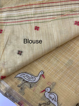 Jamdani silk Cotton Saree with thread work  MSJ790