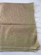 Bhagalpuri Semi tussar saree with embroidery MST677