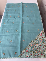 Soft kota silk saree with embriodery work MS89432