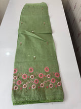 Soft kota checks saree with embroidery - SVPSNM m