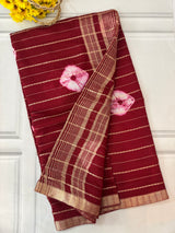 Banarasi Weaving Dola Silk Saree