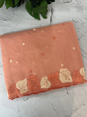 Kota checks saree with embroidery MSD543