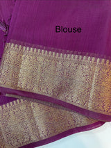 Jute silk saree with antique zari weaving MJL399- Vadamalli