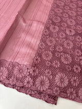 Cutwork Semi tussar saree MTSS845