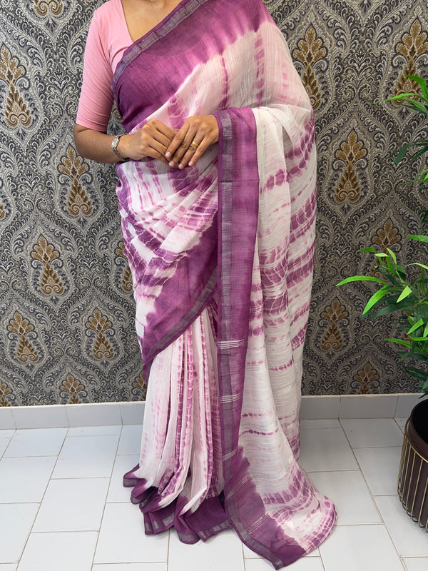 Summer launch soft linen saree SBISCM