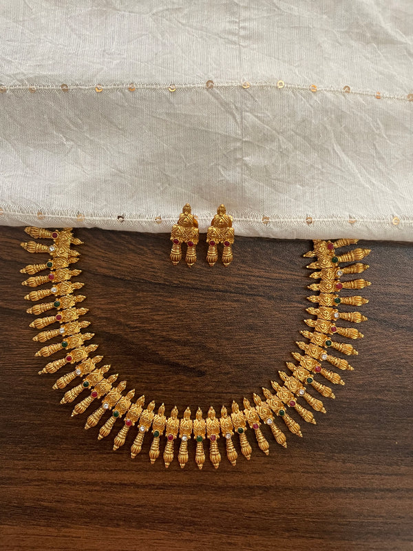 Antique matte Necklace set
