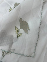 Kota silk cotton saree with applique work MS81789