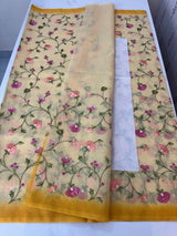 Soft kota silk saree with embriodery MS14809