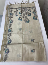 Jamdani silk Cotton Saree with blouse MS12552
