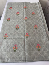 Silky kota embroidery saree MSK4332