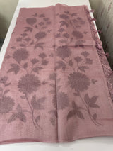 Tissue chanderi saree with applique work MSH699 -