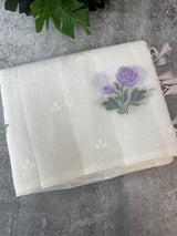 Silky kota embroidery saree MSK654