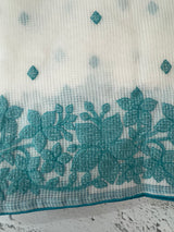 NetKota saree with embroidery - MS14649