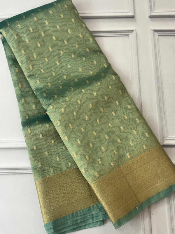 Banarasi crush tissue saree MS11290