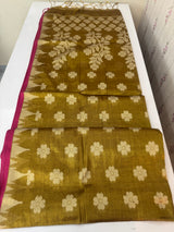 Dual tone Tissue silk saree MTS644 (6)