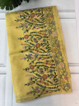 Handworked Tissue silk saree FBLK162 Yellow