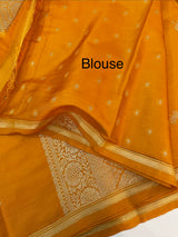 Soft Gachi silk saree with zari weaving MGH76 MangoYellow