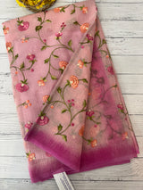 Soft kota silk saree with embriodery MS14809